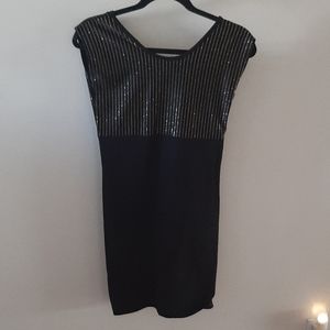 Gold and Black American Apparel Dress